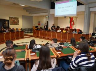 studenti spagnoli in consiglio comunale